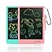 CARRVAS 2 Pack LCD Schreibtafel 10 Zoll Bunte Bildschirm Kinder,Digitale Schreibtafel mit Anti-Clearance Funktion Wiederholtes Schreiben Malen Elektronische Maltafel Geschenk für Jungen Mädchen