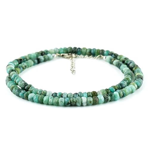 Miniatura 68 de OdrillionGems Natural Blue Sapphire Gemstones Beads Choker Necklace, 925 Sterling Silver, Chakra Healing Crystals, September Birthstones, Handmade