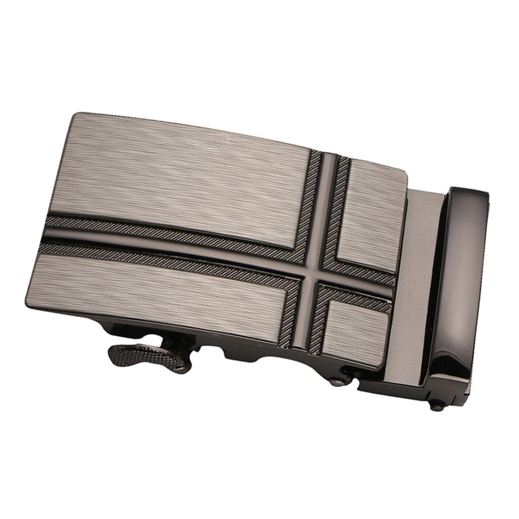 Mens Ratchet Belt Buckle, Automatic Slide Buckle for Belt Strap 35mm 6-image-32
