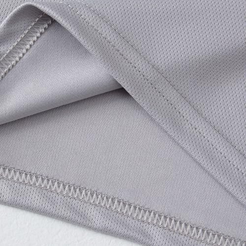 TiaoBug Boys Soccer Shorts Set Kids Football Kit Football Uniform Quick-drying Reflective Strips Sports Set Gray 11-12 Years3