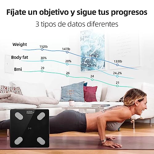 Listado y reviews de Básculas Bluetooth compatibles disponible en línea. 18 Imagen adicional