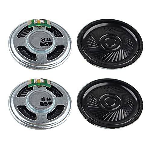 Jopto 4PCS 0,5 W 8 ohmios Mini Altavoz Interno Imán Altavoz 40 mm Imán Interno de Repuesto Mini DVD EVD Altavoz en Miniatura DIY
