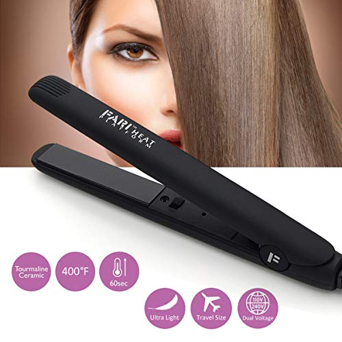 Set Kit de Planchita y Rizador de Pelo Mini de Viaje Negro miniatura 4