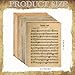 Fullhawl 20 Pcs Vintage Sheet Music Scrapbook Paper 8.5 x 11 Inch Decorative Decoupage Paper Double Sided Printed Music Sheets for Scrapbooking Craft Album Papercrafts