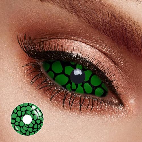 Lentilles sclérales Lizard pour réussir votre maquillage de Cosplay et Halloween