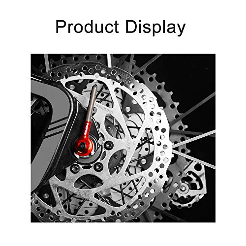 Liberação de bicicleta, Romacci 2 PCS bicicleta de liberação rápida cubo da roda dianteira traseira