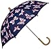 Produktbild Hatley Mädchen Printed Umbrellas Regenschirm, Blau (Butterfly Kaleidoscope 400), One size