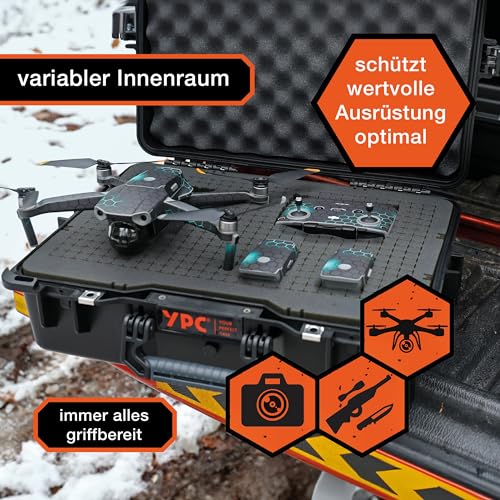 Maletín de fotos de espuma impermeable YPC Xplorer Case XL 6