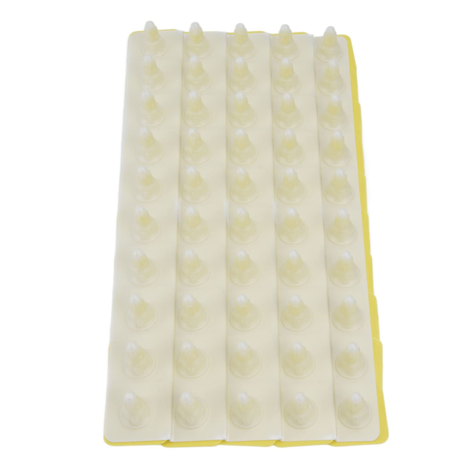 Set di etichette per orecchie di maiale Etichette per orecchie per bestiame 100 set Etichette in plastica giallo brillante con chiodi in rame per ovini, bovini, suini,