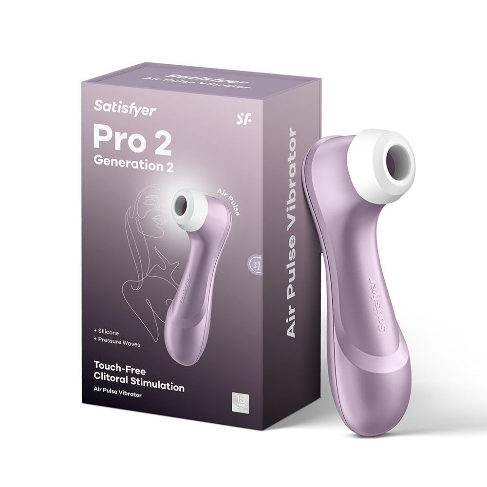 SatisfyerPro 2 Vibrator Sex Toy | Adult Toys for Women | Suction and Clitoral Stimulation Vibrator | Vibrating Sexual Pleasure Device | Stimulation Vibrators | Female Wellness Tools | Woman Sextoy