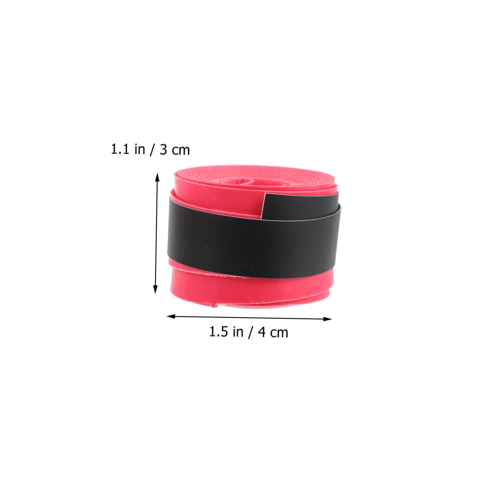 UPKOCH 60 Cintas Elásticas para Raqueta de Bádminton y Tenis Absorbentes y Antideslizantes Color Rojo Multifunción para Agarre Seguro en Deportes de Raqueta Paquete de 60 Unidades