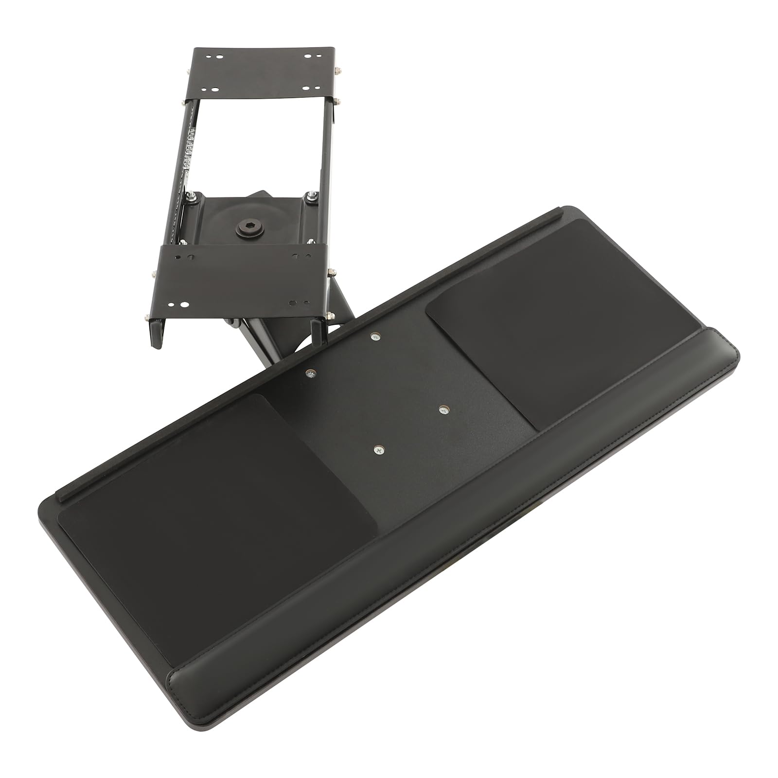 Supporto per tastiera e mouse per scrivania, altezza regolabile 360°, rotazione e inclinazione, portata 25 kg, per posizione di lavoro ergonomica, ufficio, casa, ufficio, casa, ufficio, 65 x 25 cm