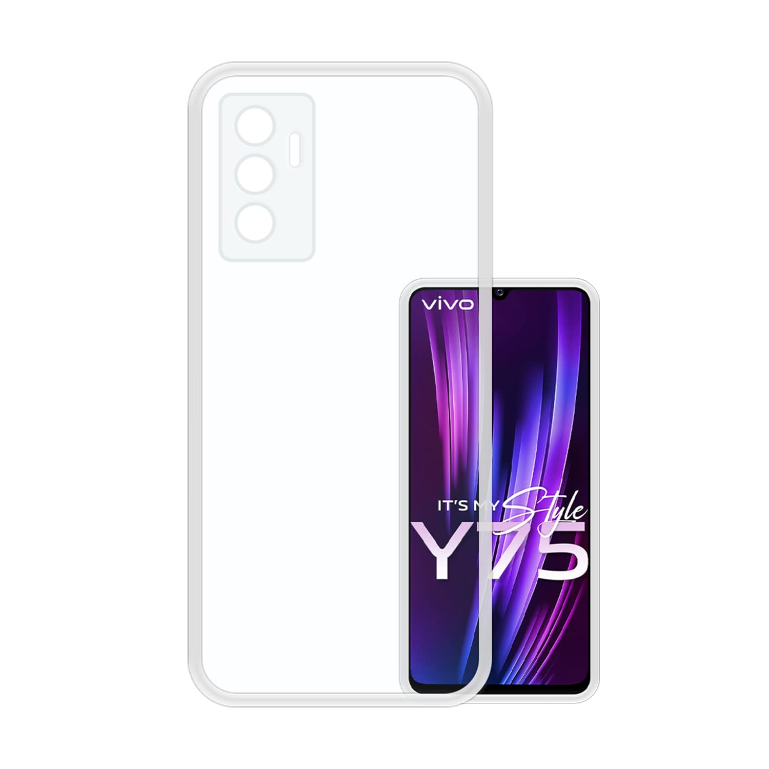 VIDO Transparent Back Case Cover for Vivo Y75 4G (Soft & Flexible & Camera Protection Back Case) (B0BDVCFTDL) Amazon Price History, Amazon Price Tracker