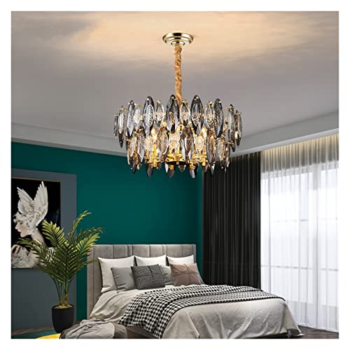 Lustre en cristal créatif YSJNGF plafonnier design pour salon et loft