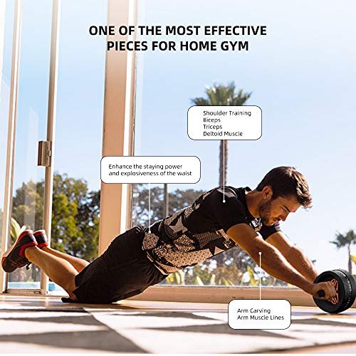 Rhythm Fun Under Desk Treadmill And Ab Roller With Knee Pad #TOP6