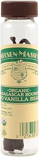Nielsen-Massey Organic Madagascar Bourbon Vanilla Beans for Baking and Cooking, 2-Bean Vial