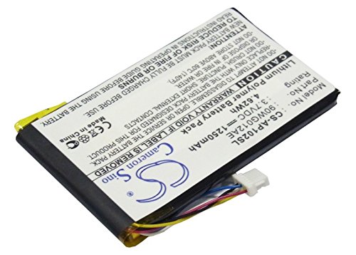 1250mAh GPS Replacement Battery,Compatible with 90WG012AE1155L1,S102,S102 Multimedia Navigator