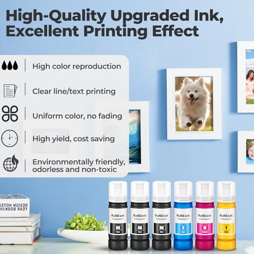 Tinta T522 de recambio para evitar atascos en impresoras EcoTank ET 4