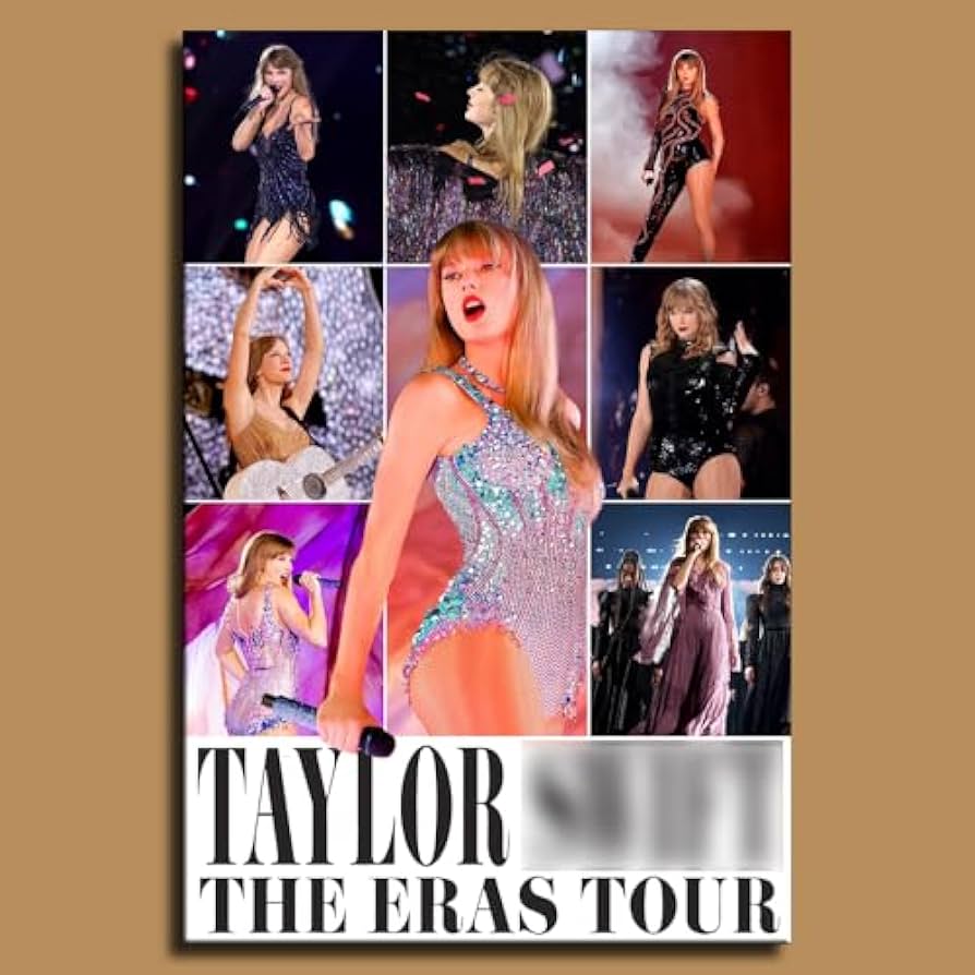 Taylor Poster Swift Music Poster the Eras Tour Poster Canvas