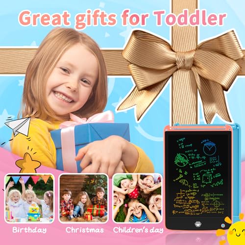 3 Pack LCD Writing Tablet for Kids Games Drawing Doodle Board Toddler Toys Gifts for 3 4 5 6 Year Old Boys Girls Preschool Activity Learning Road Trip Travel Essentials Pink+Blue+Black
