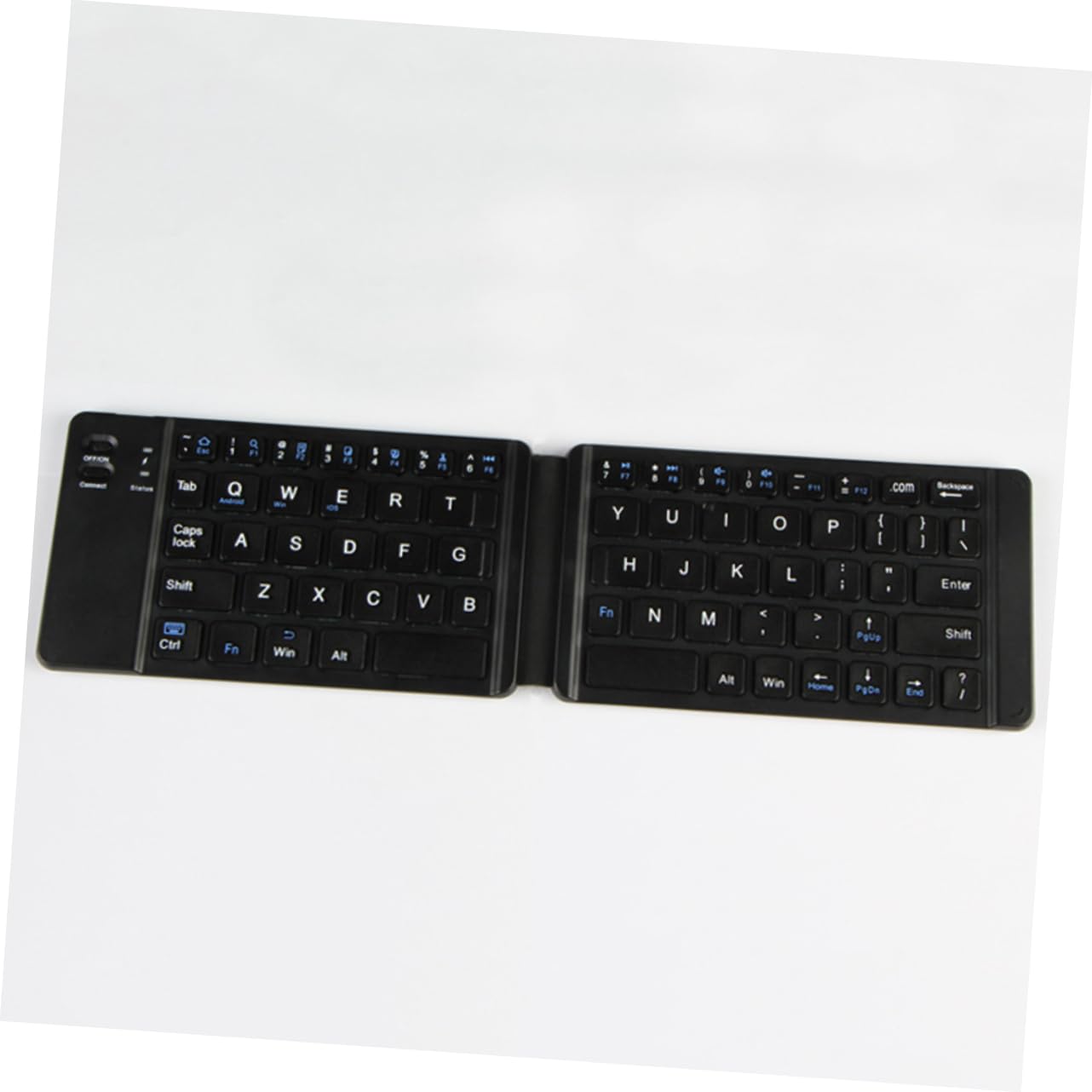 HOMSFOU Tastiera Wireless per Tablet Mini Tastiera Pieghevole a Connessione Radio per Computer Abs Tasti