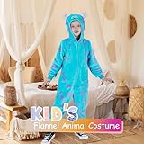 Zoom IMG-1 wizland kids blue monster onesie