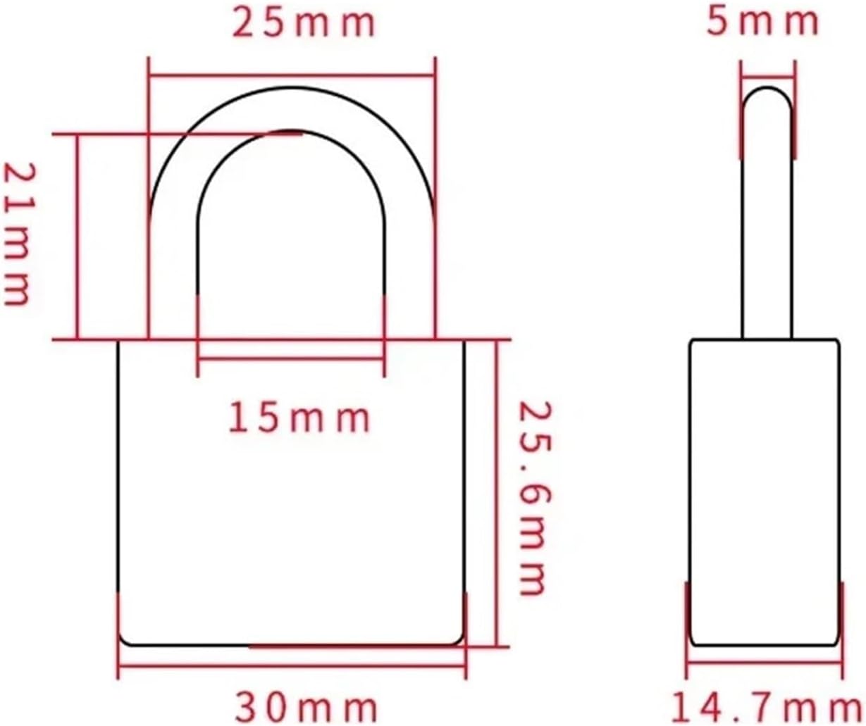 Mini Cartoon Padlock 30mm for School Locker Drawer Travelling Box Sport Luggage Bag Backpack Handbag MS288 1Pcs(Angry Bird)
