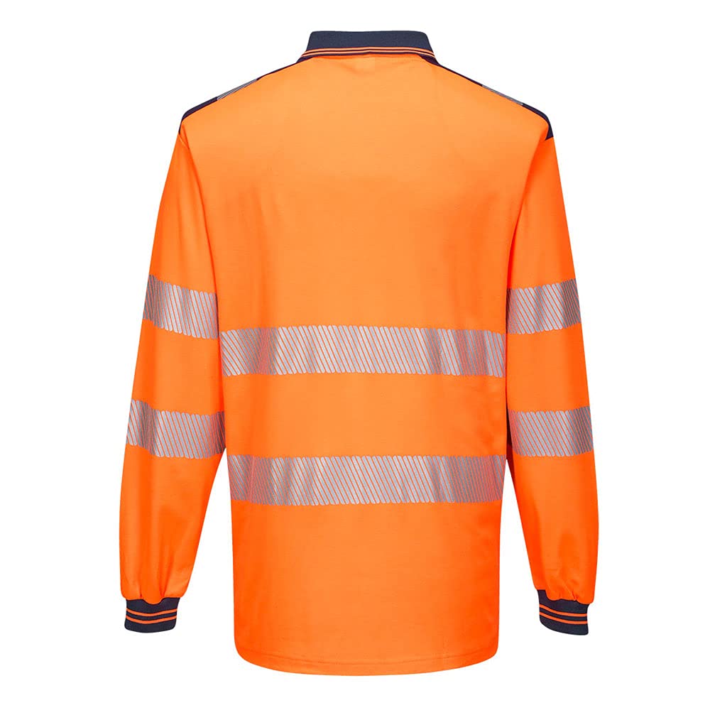 Portwest PW3 Polo Manica Lunga Hi-Vis