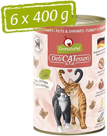 Granatapet 197847 DeliCatessen Mokra Karma Dla Kotów z Tuńczykiem, 6 x 200 g, Wielokolorowy