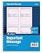 Adams Important Message Book, Spiral, 2-Part, Carbonless, Pink/Canary, 8.25 x 11 Inches, 4 Messages Per Page, 200 Sets Per Book (SC1184P)