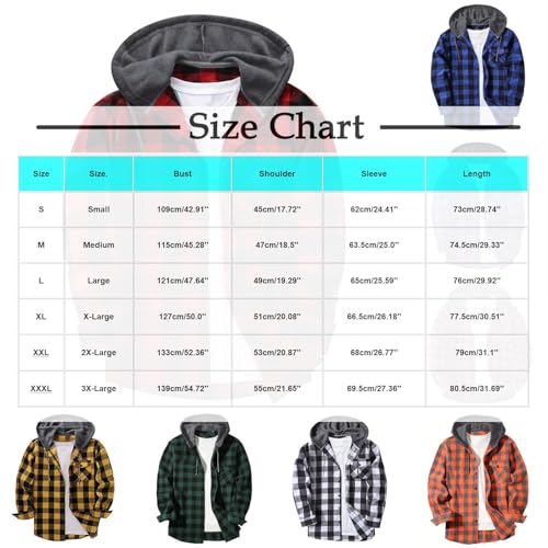 Long Sleeve Shirts for Men 2025 Fall Button Down Plaid Hoodie Jackets Casual Flannel Comfort Stylish Hooded Tops2