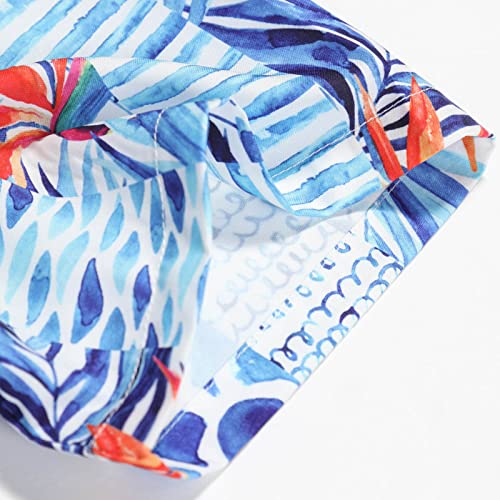 SDGR Chemise Hawaïenne Homme À Manches Courtes Tropical Chemise Été Funky Casual Fleurs Imprimé Aloha Plage Vacances Hawaii Chemises S-XXL – vue 4