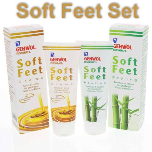 Preisvergleich Produktbild GEHWOL Set, Fusskraft Soft Feet Fußcreme + Peeling Sparpack