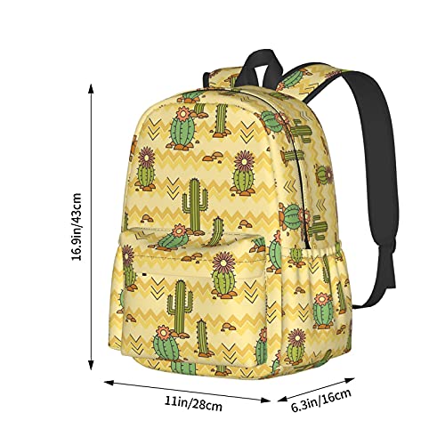 Ordinateur portable géométrique bien rangé dans ce grand sac à dos cactus - 4