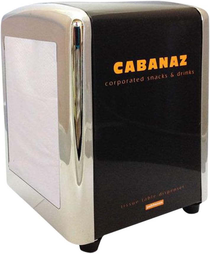 Cabanaz Retro 1950's Diner Style Tabletop Napkin Dispenser
