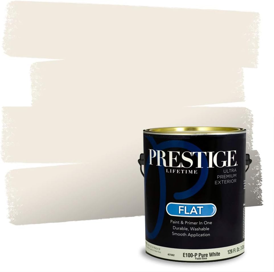 PRESTIGE Paints Interior Paint and Primer In One, 1-Gallon, Eggshell, Comparable Match of Sherwin Williams* Snowbound*