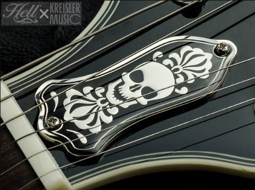 ���b�h�J�o�[ Gibson/���X�|�[��/SG/ES-335�Ȃ� ���@��ɑΉ� 100%�^�J���G�i���� Hell Guitars �I���W�i���f�U�C�� Bone Head