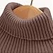 Girls Turtleneck Pullover Sweater Solid Color Long Sleeve Base Sweaters Children's Winter Warm Slim Knitted Top
