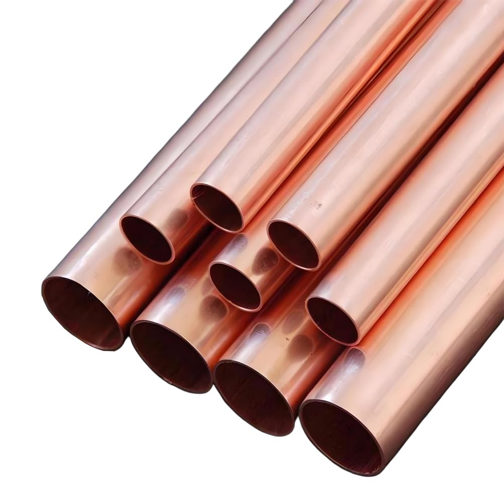 flexibles Kupfer-Mikrobohrungsrohr, Kupferrohr, hart, gerade, hohl, HVAC, Sanitär, Kühlung, Wasser, Gas – mehrere Größen(27mm*2mm*0.5m)