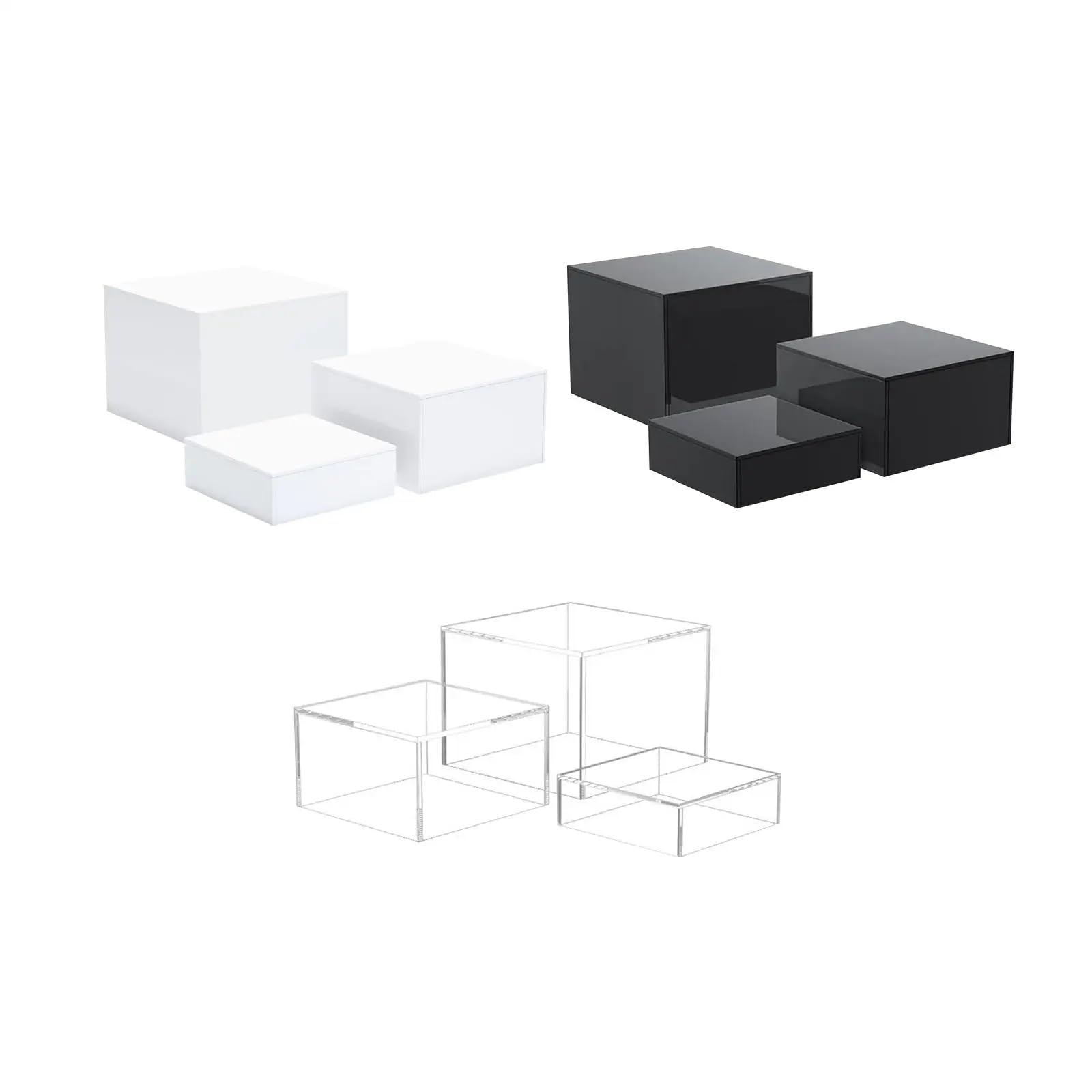 Alzata per buffet 3 pezzi alzate for buffet alzata for cibo for tavolo da for figure cosmetici cupcake for for espositore(Black)