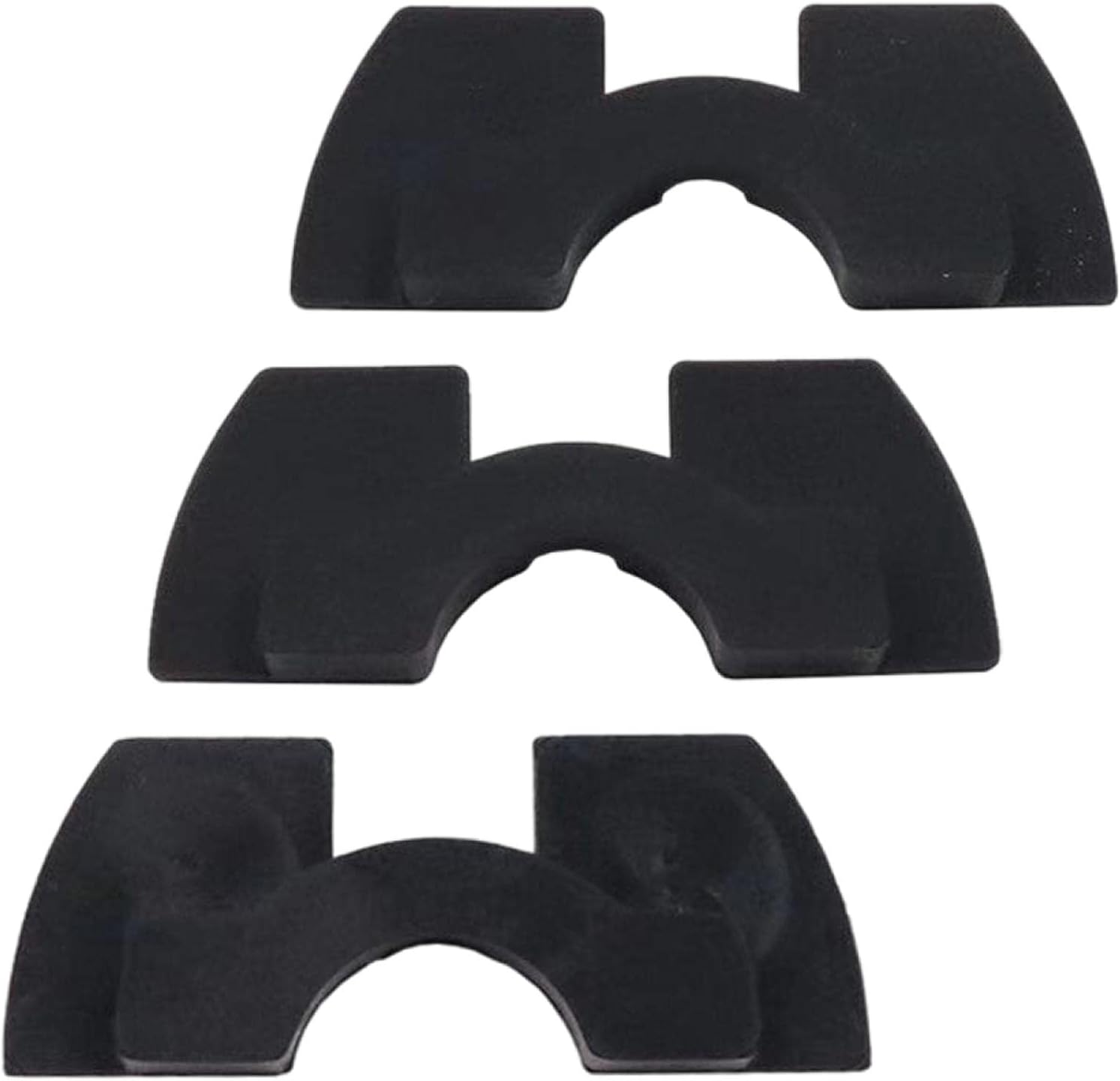 BNF® 3X Electric Scooter Rubber Damping Pad Accessories for Xiaomi M365 Black|Outdoor Sports|Risers & Hardware| Total 3 Pieces, Three thicknesses 0.6mm 0.8mm 1.2mm Damping Rubber.