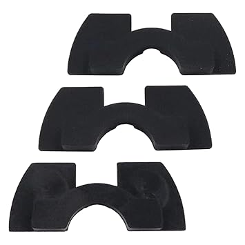 Meadawgs 3X Electric Scooter Rubber Damping Pad Accessories for Xiaomi M365 Black