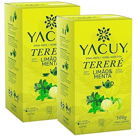 Yacuy Terere Lemon Mint Yerba Mate 2 x 500 g (1.1 lbs) Cover