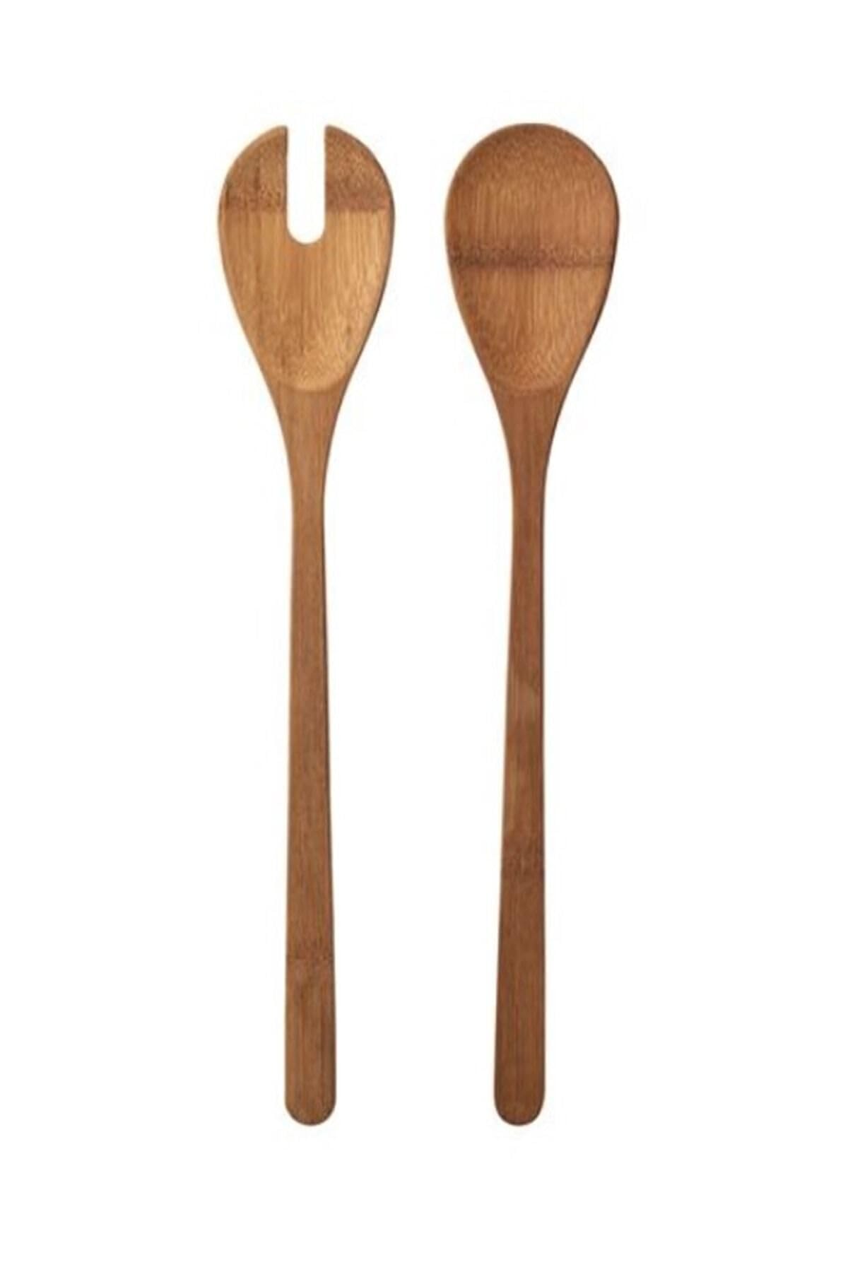 IKEA Gronsaker Servis Kaşığı Bambu 2'li
