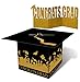 jollylife Grad Cap Card Box Centerpiece Holder- Graduation Party Supplies 2018 - Congrats Decorations