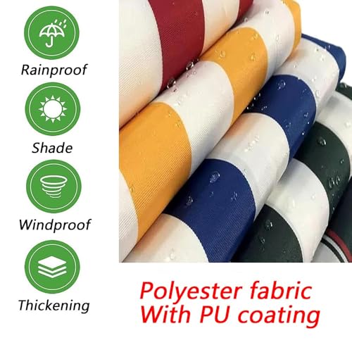 Toile de rechange imperméable polyester 4,6x3m pour terrasse balcon - 4