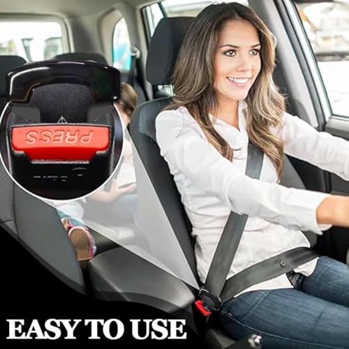 Gurtschloss Adapter, 2 Stück Anschnaller Adapter, Auto-Sicherheitsgurt Clip, Sicherheitsgurtschloss, Auto-Sicherheitsgurt Schnalle, passend für die meisten Autoteile