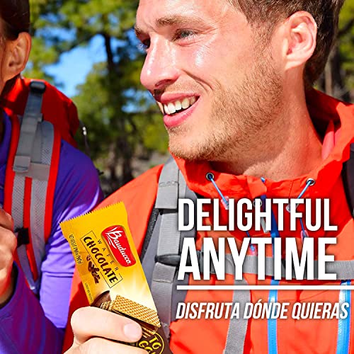 Image of Bauducco Mini Crispy Wafer Cookies, Single Serve, Chocolate, 1.41 oz., Box of 12