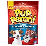 Pup-Peroni Dog Treats, Real Beef Brisket with Hickory Smoke Flavor, 5.6 Ounce (Pack of 8)