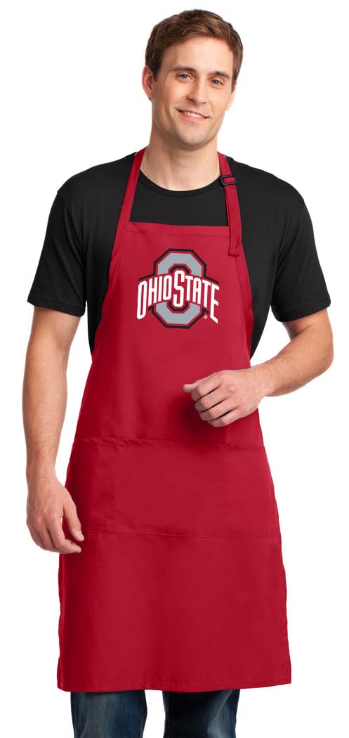 Broad Bay Large Ohio State University Apron Official Large Size OSU Aprons